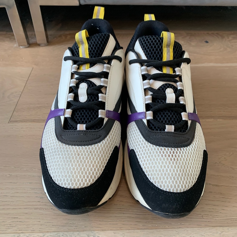 Dior b22 Violet white black purple yellow sz 47 14 3SN231YRK men - Picture 2 of 9